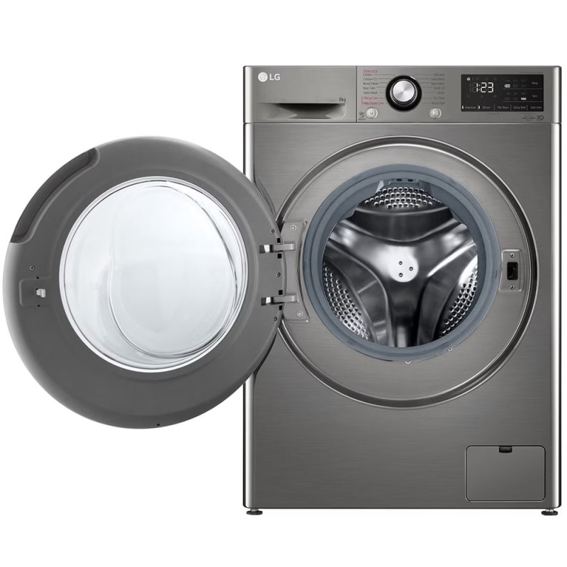 خرید ماشین لباسشویی ال جی R3 رنگ نقره ای از بانه