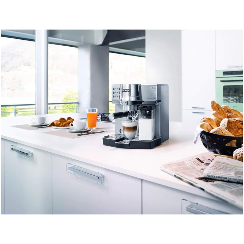 اسپرسوساز دلونگی EC850.M با مخزن آب 1 لیتری و مخزن شیر