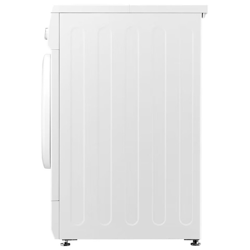 طراحی و نمای بغل ماشین لباسشویی ال جی WJ1408NTP رنگ سفید