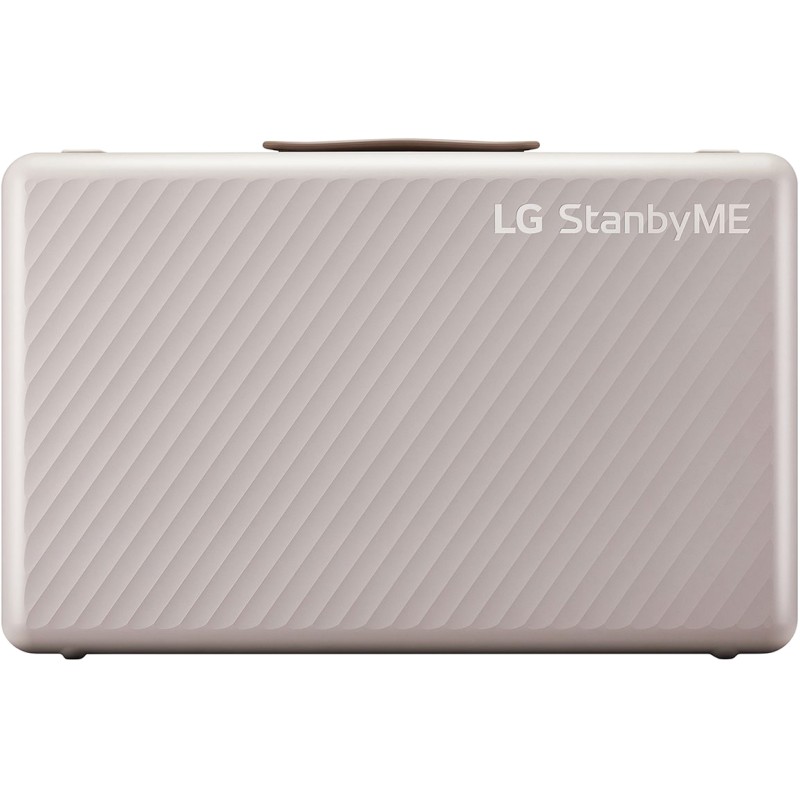 طراحی تلویزیون چمدانی ال جی 27LX5 رنگ بژ