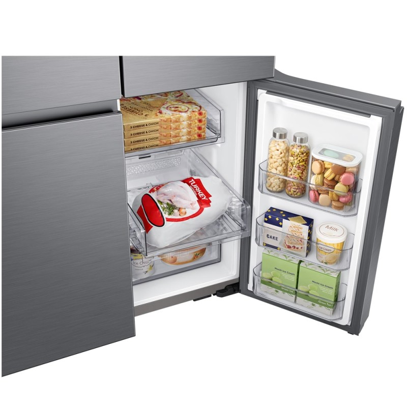 یخچال فریزر سامسونگ RF59 رنگ نقره ای محصول 2021