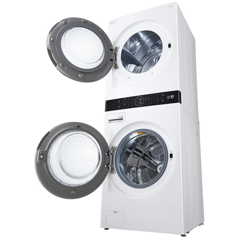 طراحی Integrated Signle Body ماشین لباسشویی خشک کن دار ال جی WK2116WHT رنگ سفید
