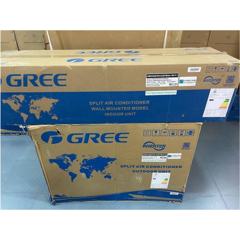 کولر گازی گری GWH36QFXH-K3DTB2A با گاز R410A