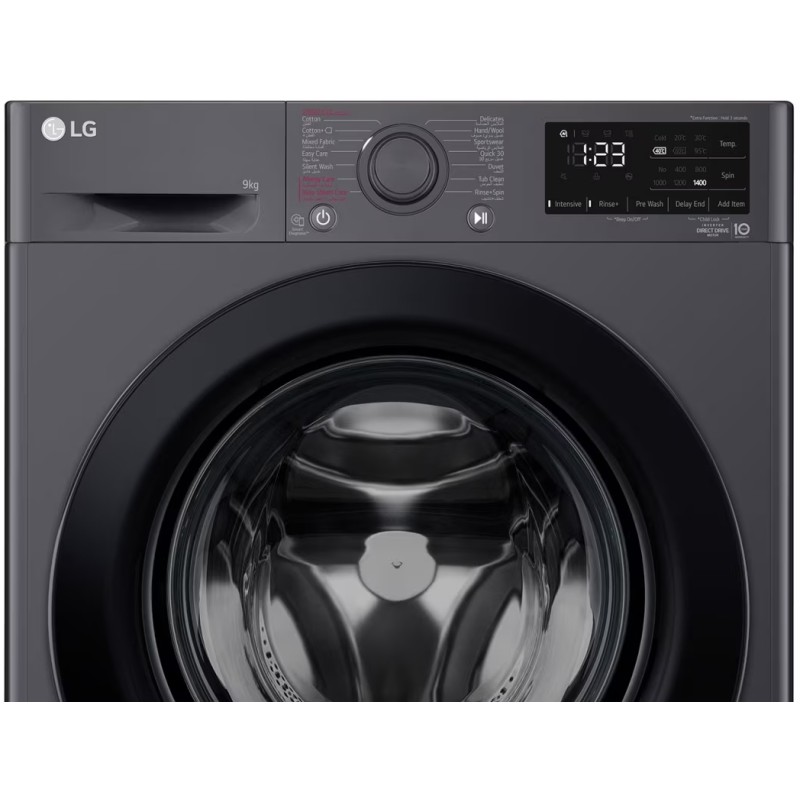 پنل کنترلی ماشین لباسشویی ال جی F4R3VYG6J رنگ دودی