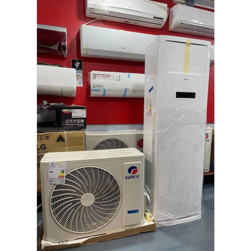 اسپلیت ایستاده گری GVH36BCXH با گاز R410A و مجهز به سیستم وای فای