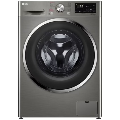 قیمت ماشین لباسشویی ال جی R6 یا F4R6TYGCP یا F4R3TYGCP رنگ نقره ای پلاتینیومی محصول 2023