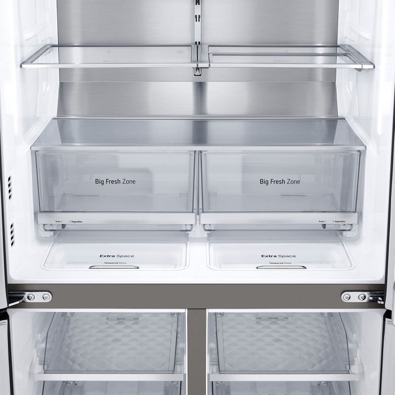 داخل یخچال فریزر ال جی X31