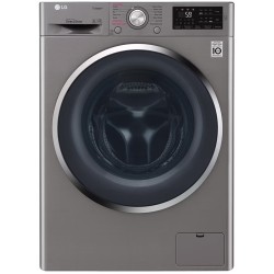 قیمت ماشین لباسشویی ال جی J6 یا WJ6142SSVP یا F4J6VYP2S رنگ نقره ای محصول 2020