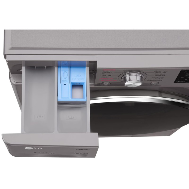 محفظه مواد شوینده ماشین لباسشویی 1400 دور الجی WJ6142SSVP رنگ نقره ای