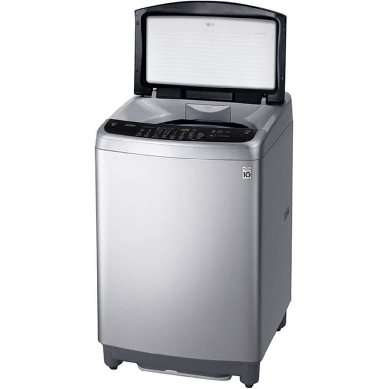 ماشین لباسشویی درب از بالا ال جی T1966NEFT7 رنگ نقره ای