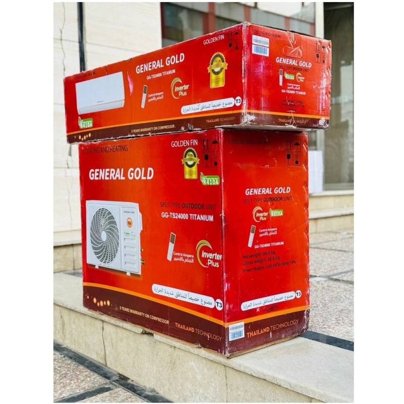 کولر گازی جنرال گلد با ظرفیت 24 هزار بی تی یو