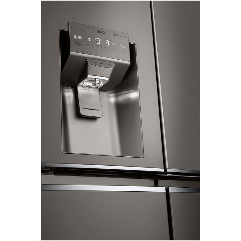 آب ریز و یخ ریز یخچال فریزر J35 یا GR-J35FMKBL رنگ دودی