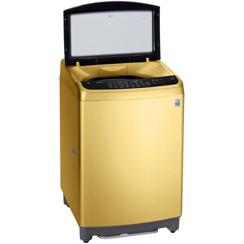 ماشین لباسشویی درب از بالا ال جی T1966NEFT4 رنگ طلایی