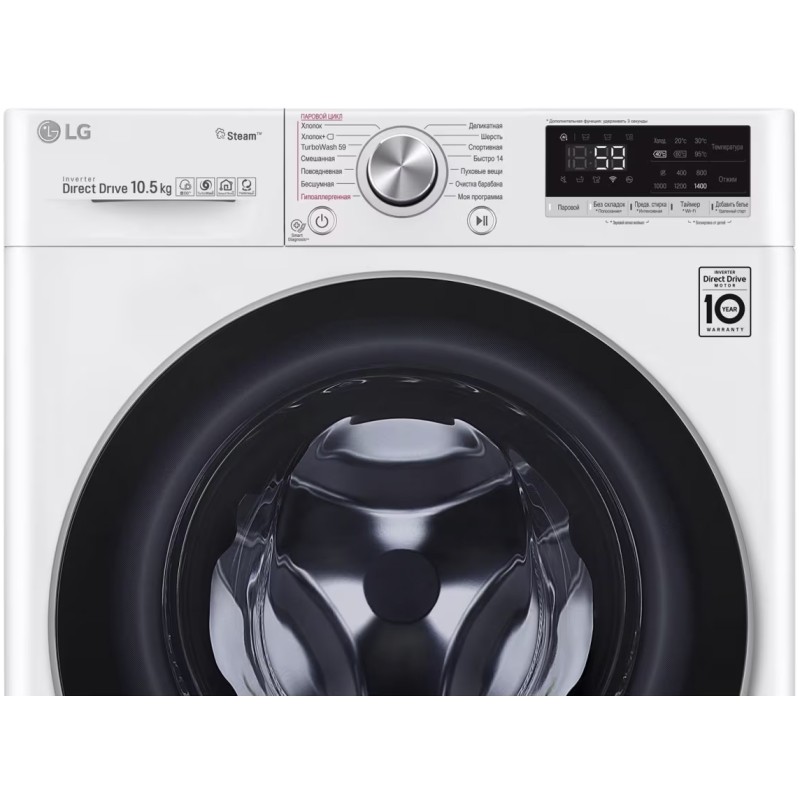 پنل ماشین لباسشویی ال جی TW4V7RW1W رنگ سفید