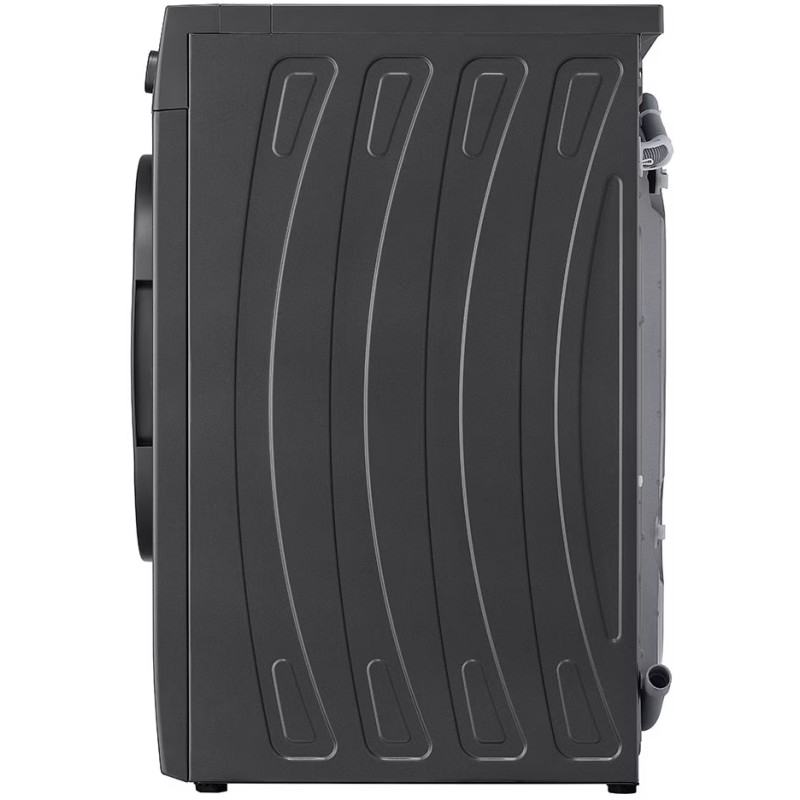 نمای پهلو ماشین لباسشویی F2T2TYM1S ال جی رنگ دودی