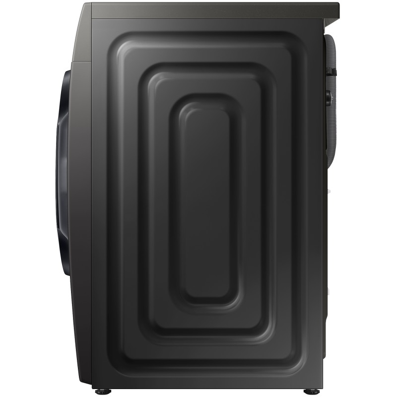 نمای بغل و طراحی ماشین لباسشویی Samsung WW80TA046AX1 رنگ اینوکس
