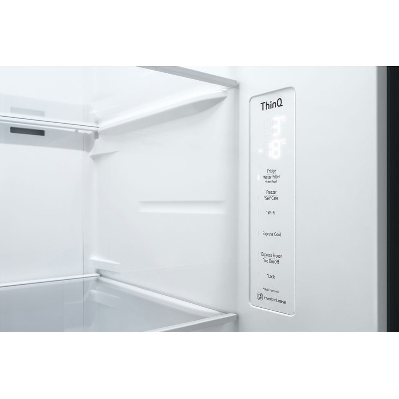 پنل کنترلی یخچال فریزر ال جی 257 رنگ نقره ای