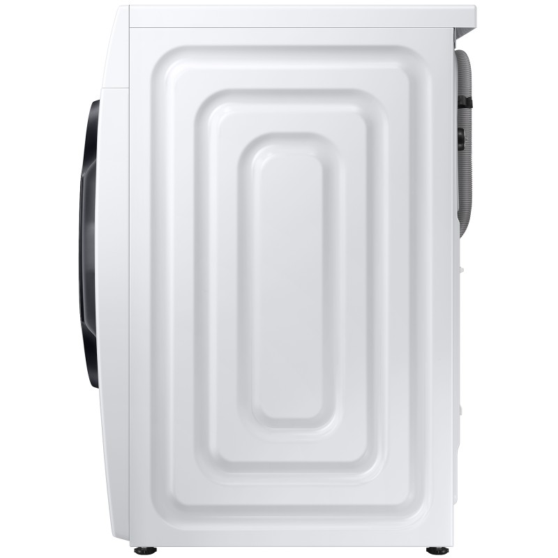 نمای بغل و طراحی ماشین لباسشویی Samsung WW80TA046AE1