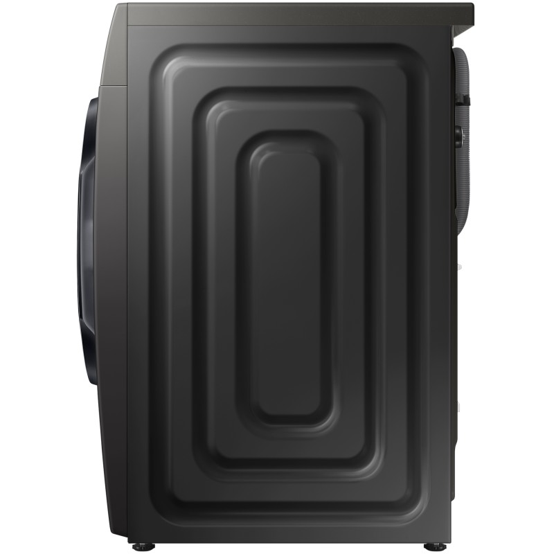 نمای بغل و طراحی ماشین لباسشویی Samsung WW80TA046AX Inox