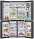 یخچال فریزر فرنچ چهار درب ال جی GR-X33FFCRL رنگ دودی