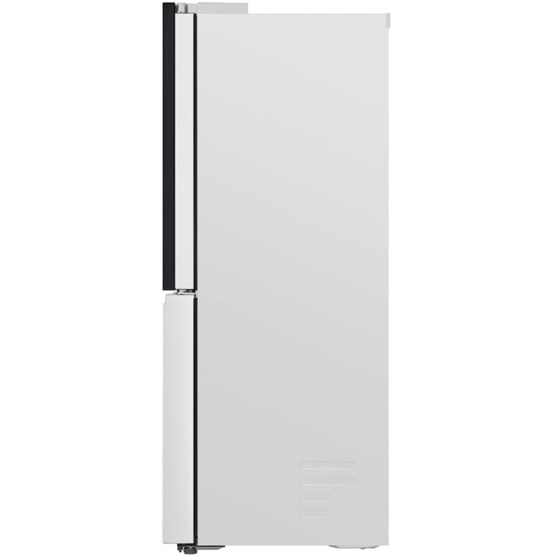 یخچال فریزر ایکس 33 رنگ سفید از نمای پهلو