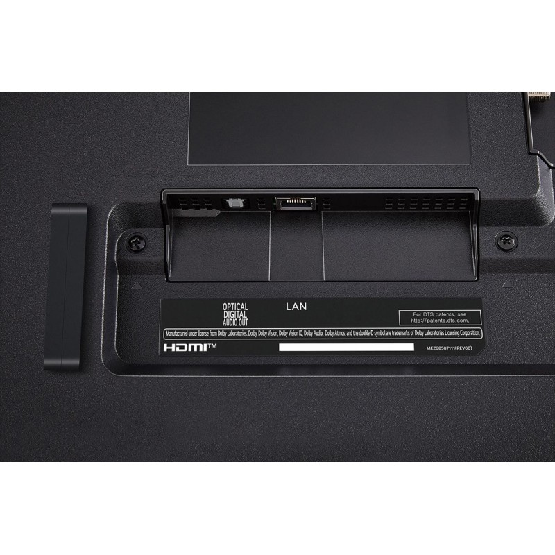 پورت های ورودی خروجی پشت تلویزیون LG 55QNED81 2023