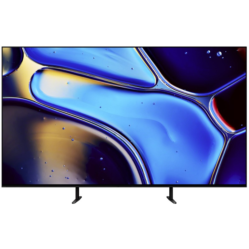 تلویزیون سونی 77XR80 محصول 2024 با حالت پایه های نزدیک به هم برای ساندبار(Inside For Soundbar)