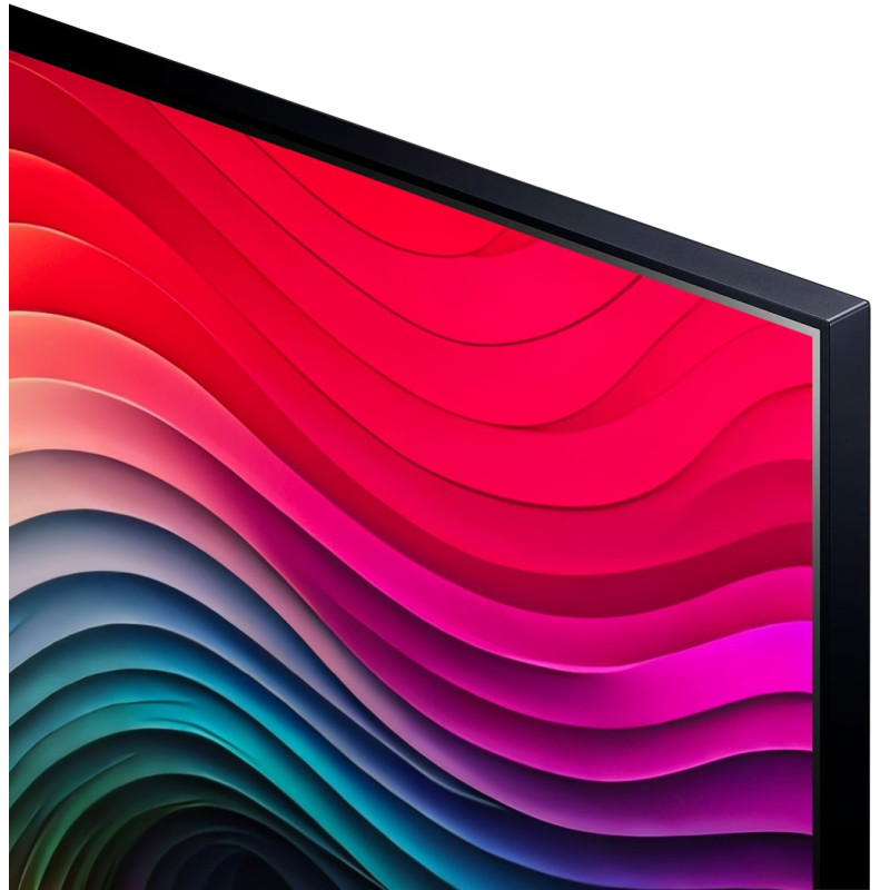 حاشیه ها و قاب باریک اطراف صفحه نمایش تلویزیون 86NANO80 محصول 2024