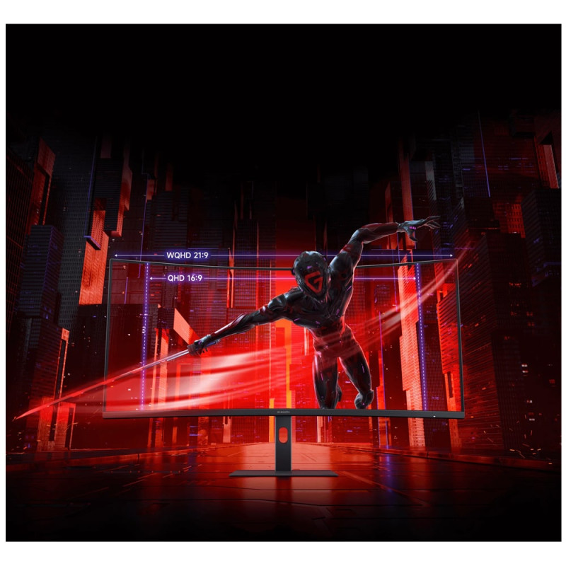 مانیتور منحنی شیائومی G34WQi دارای صفحه نمایش فوق عریض WQHD و نسبت تصویر 21:9