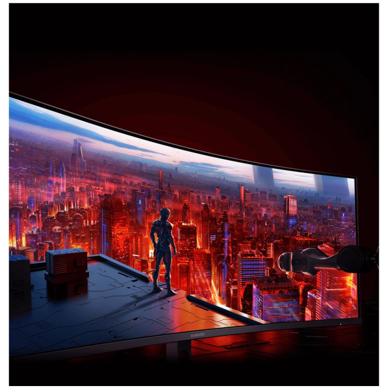 مانیتور حرفه ای شیائومی G34WQi با روشنایی 350 نیت و گستره رنگی 95% DCI-P3 و 100% sRGB