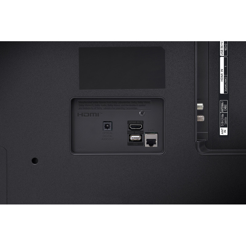 پورت های ورودی خروجی پشت تلویزیون ال جی 50NANO82 محصول 2024