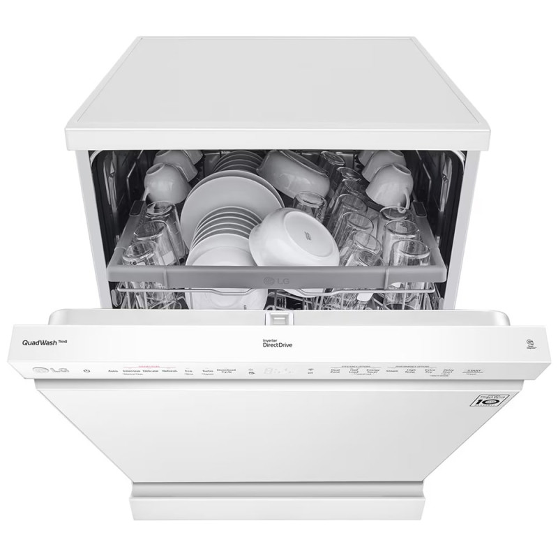 ماشین ظرفشویی ال جی DFC532FW با ظرفیت 14 نفره