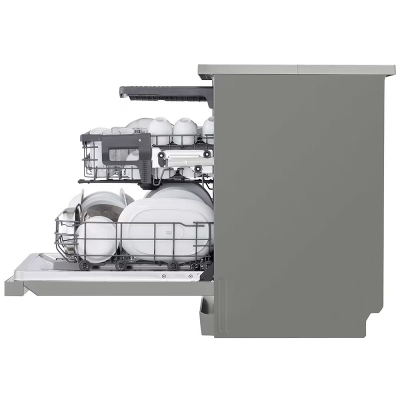 قابلیت تنظیم ارتفاع سبد ماشین ظرفشویی ال جی DFC513FV