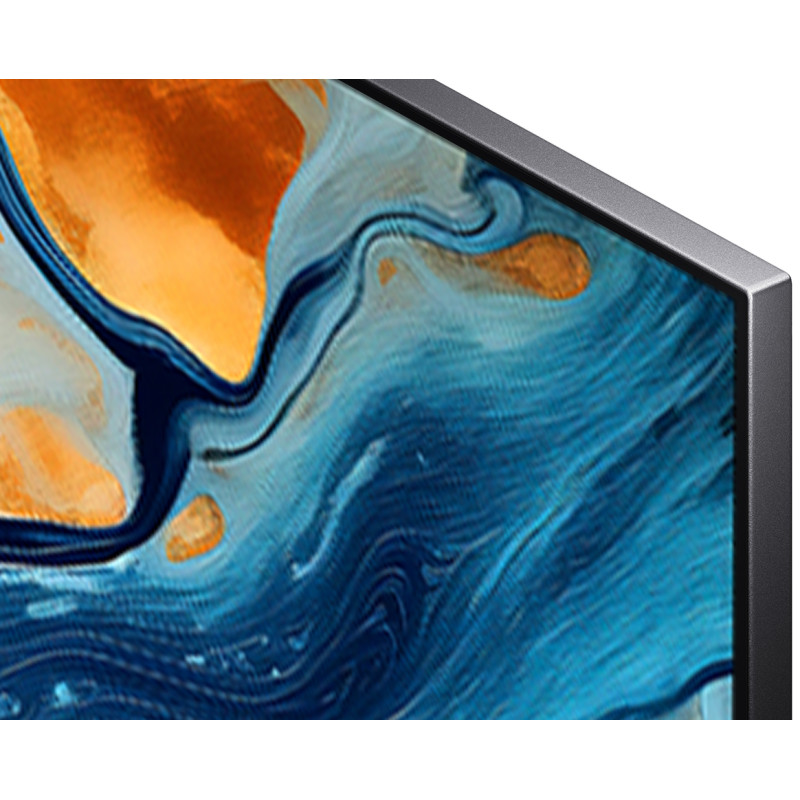 حاشیه ها و قاب باریک اطراف صفحه نمایش تلویزیون Xiaomi 65S Mini LED 2025 محصول 2024