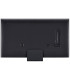 طراحی و نمای پشت تلویزیون ال جی 75UT9100 با پایه نصب شده در حالت Soundbar