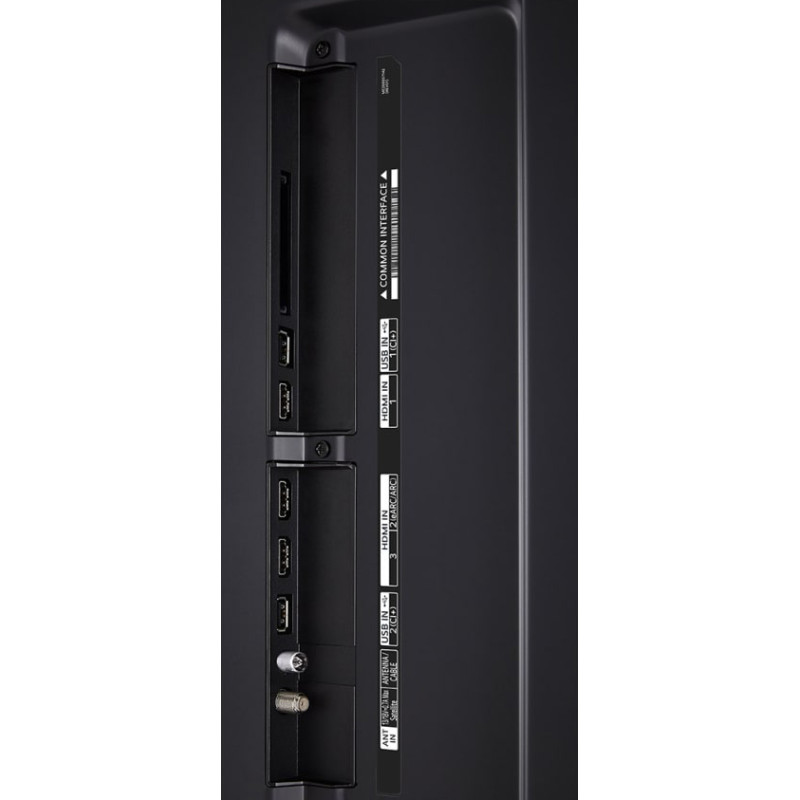 پورت های ورودی خروجی کناری تلویزیون ال جی 75UT9100