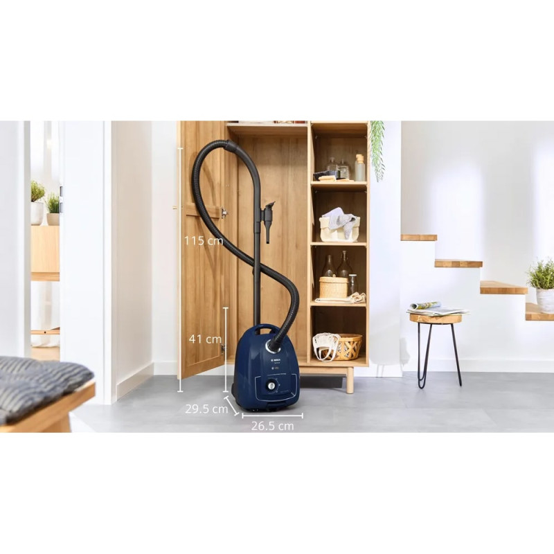 ابعاد و اندازه جاروبرقی بوش BGL38 سری 4