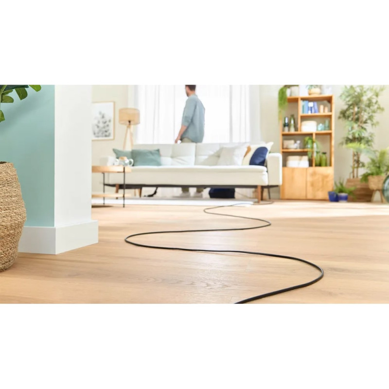 جارو برقی بوش مدل BGL38WBU3H دارای سیم کابل 7 متری و شعاع کارکرد 10 متری