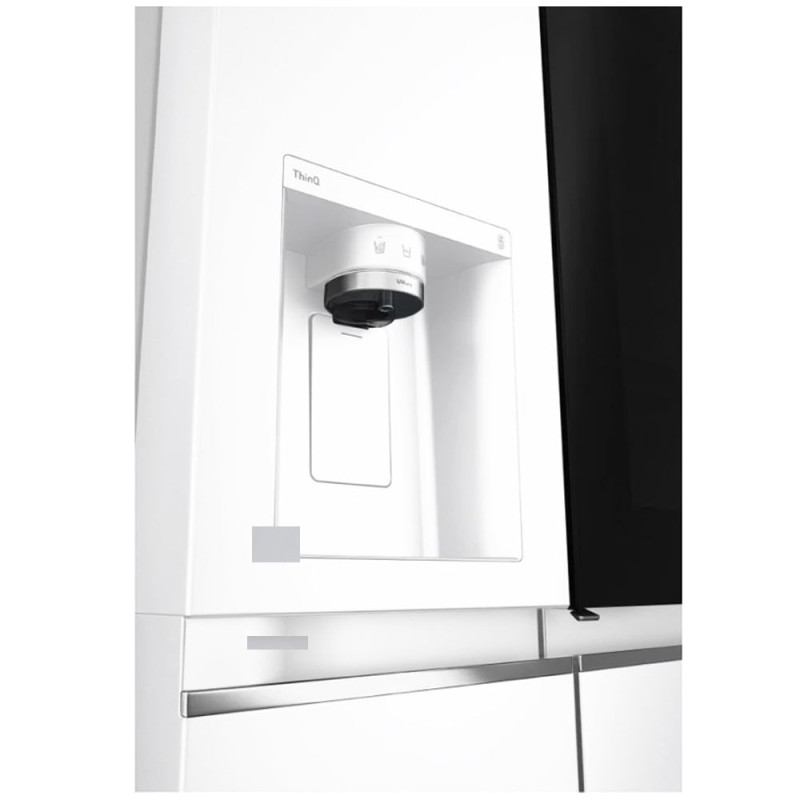 یخچال فریزر هوشمند ال جی X267 رنگ سفید با آب ریز و یخ ریز