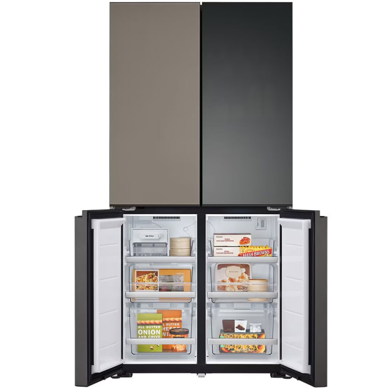 فضای داخلی فریز یخچال ال جی GMV960NNME با ظرفیت 233 لیتر