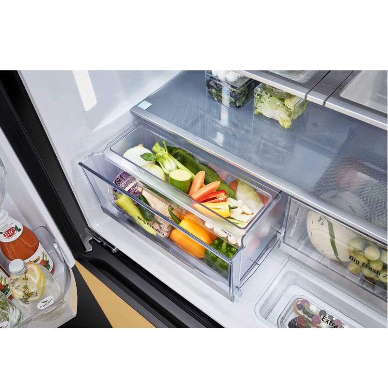 کشوی مخصوص نگهداری میوه و سبزیجات یخچال فریزر 617 لیتر ال جی GMV960NNME