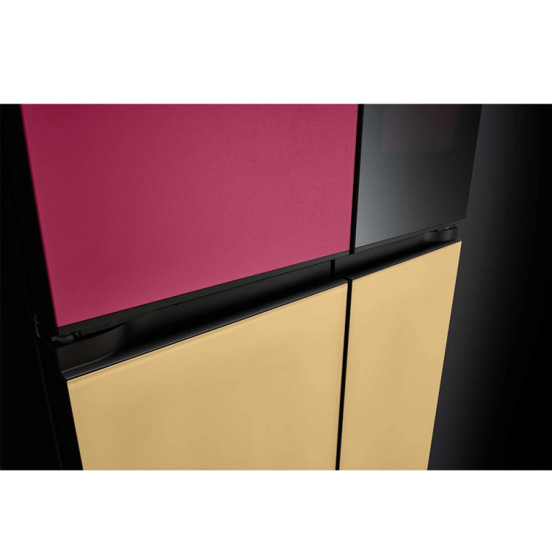 یخچال 4 درب ال جی GMV960NNME یا A24 رنگ خاکستری و سفید