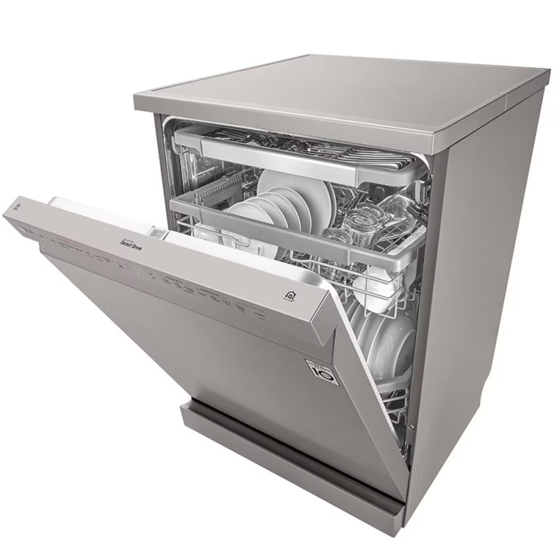 خرید ماشین ظرفشویی ال جی DFC435FP رنگ نقره ای