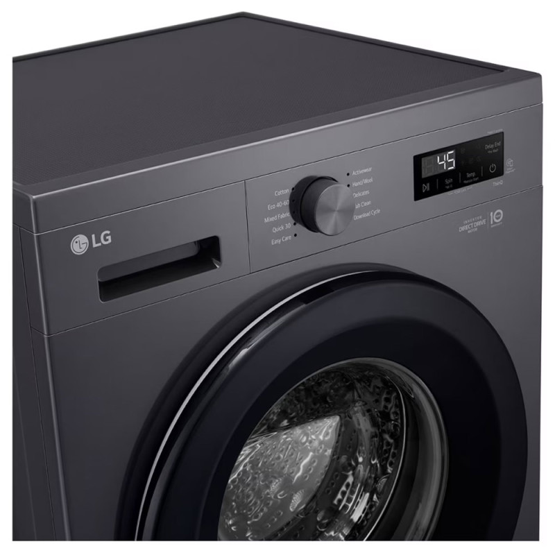 Washing Machine LG F2Y1TYP6J Middle Black 8KG 2024