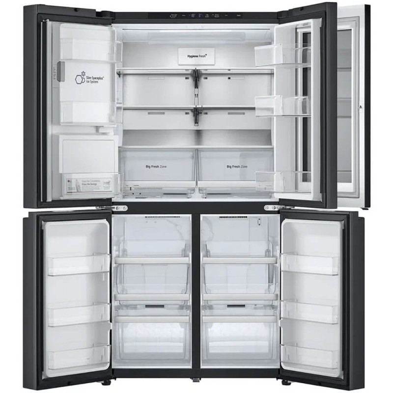 فضای داخلی یخچال فریزر 679 لیتر یا 24 فوت ال جی X24