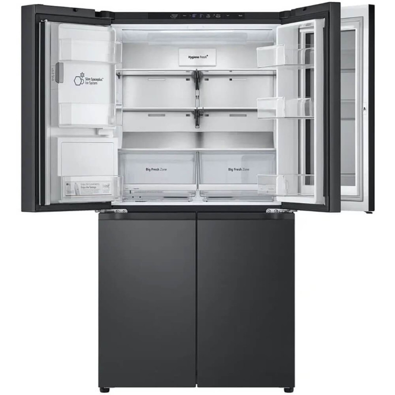 یخچال فریزر ال جی GC-X24FFCBB با ظرفیت واقعی 371 لیتر در بخش یخچال