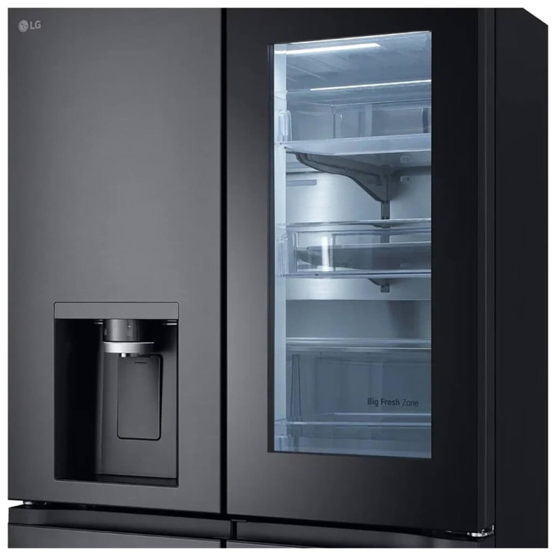 قابلیت اینستاویو InstaView در یخچال فریزر بالا پایین ال جی GC-X24FFCBB