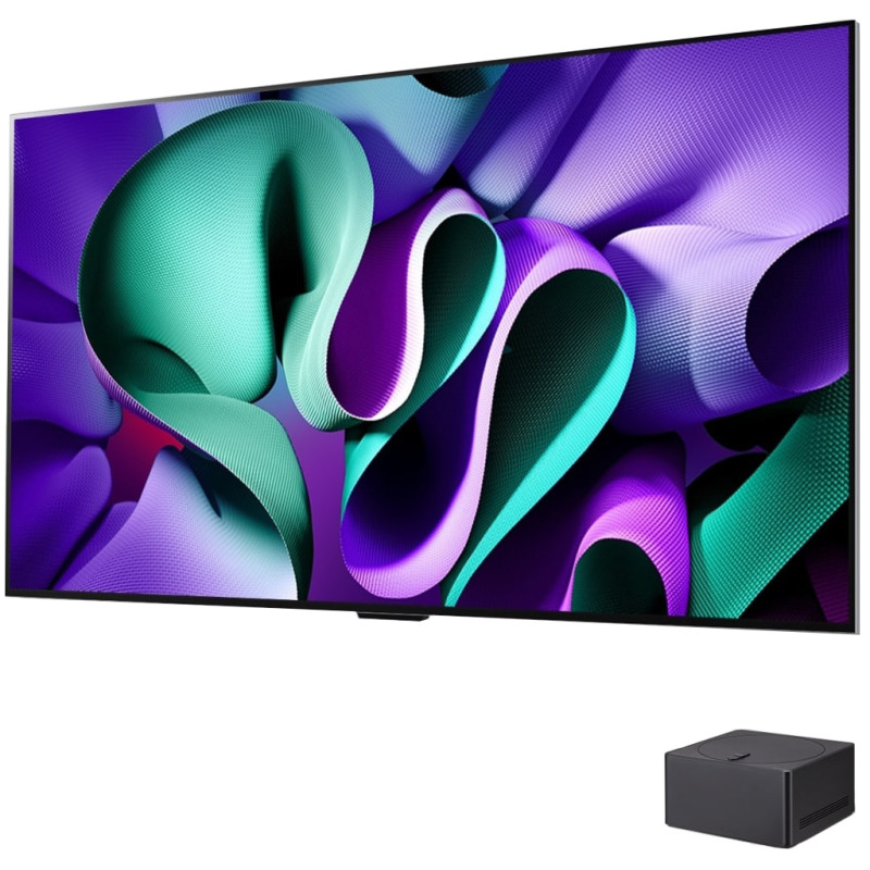 تلویزیون بیسیم 77 اینچ ال جی M4 به همراه دستگاه Zero Connect Box