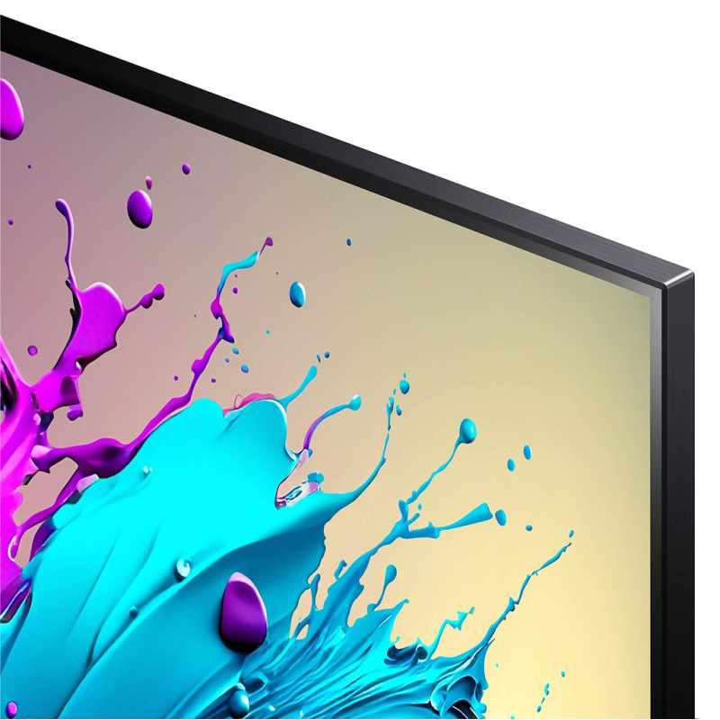 حاشیه ها و قاب باریک اطراف صفحه نمایش تلویزیون ال جی 75QNED91 محصول 2024