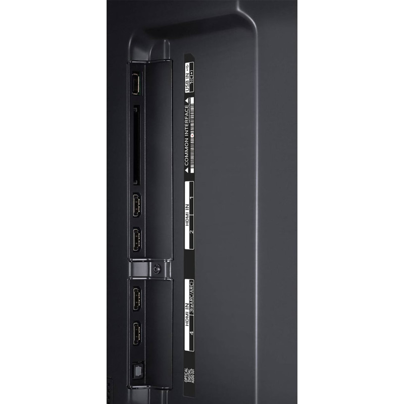 پورت های ورودی خروجی کناری تلویزیون ال جی 75QNED91 محصول 2024